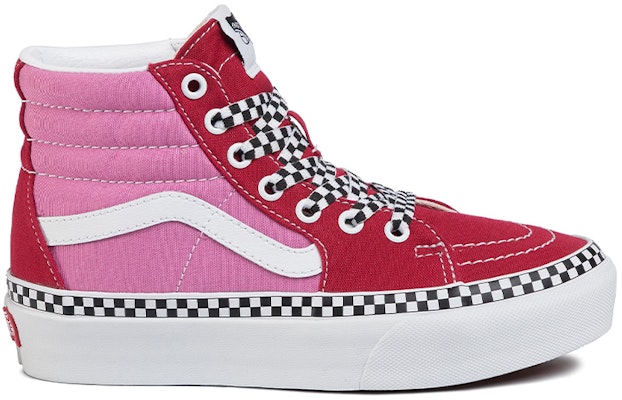Vans Sk8-Hi Platform 2 '2 Tone Heart - Chili Pepper Fuchsia Pink' VN0A3TKNWVX Order Vans Sk8-Hi Platform 2 '2 Tone Heart - Chili Pepper Fuchsia Pink' VN0A3TKNWVX