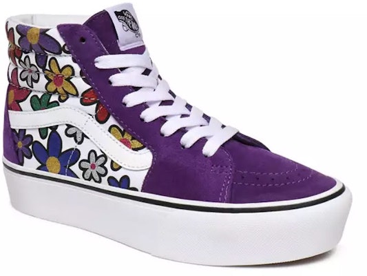 Vans Sk8-Hi Platform 2 'Glitter Daisies' VN0A3TKNX96 Lookbook Vans Sk8-Hi Platform 2 'Glitter Daisies' VN0A3TKNX96
