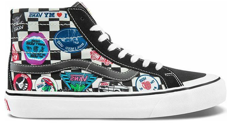 Vans SK8 HI 貼圖印花側邊條紋 高筒 滑板鞋 男女同款 黑 Order Vans SK8 HI 貼圖印花側邊條紋 高筒 滑板鞋 男女同款 黑