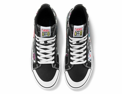 Vans SK8-HI プリント 黒 (ユニセックス) VN0A3MV13P0 Shop Vans SK8-HI プリント 黒 (ユニセックス) VN0A3MV13P0