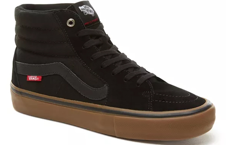 Lookbook Vans Sk8-Hi Pro 黑棕色高帮滑板鞋 VN000VHGB9M