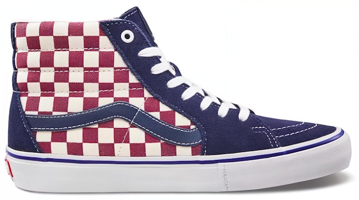 Vans Sk8-Hi Pro 'Cuadros - Azul Marino' VN0A45JDVG8 Order Vans Sk8-Hi Pro 'Cuadros - Azul Marino' VN0A45JDVG8