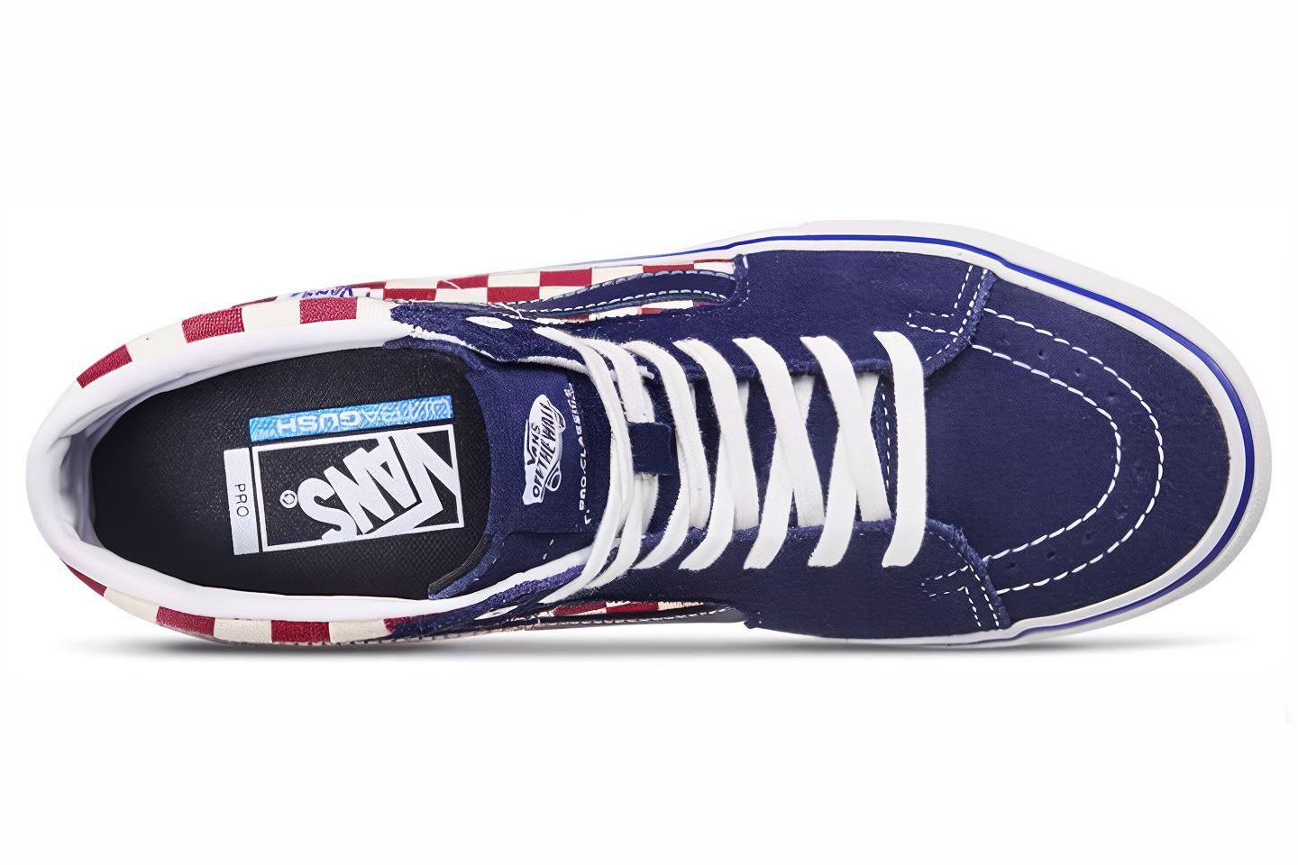 Lookbook Vans Sk8-Hi Pro '棋盤格 - 禮服藍' VN0A45JDVG8