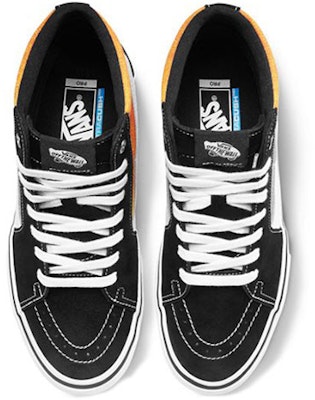 Vans Sk8-Hi Pro 渐变 - 黑橙 VN0A45JDSWE Lookbook Vans Sk8-Hi Pro 渐变 - 黑橙 VN0A45JDSWE