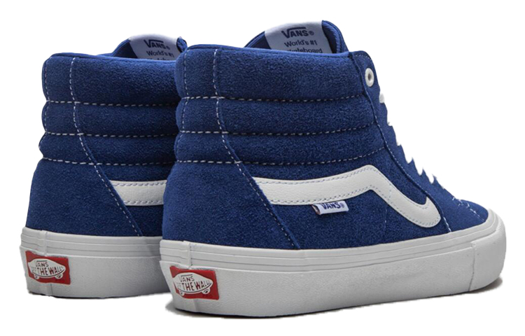Lookbook 반스 스케이트-하이 프로 "트루 블루" VN000VHG815