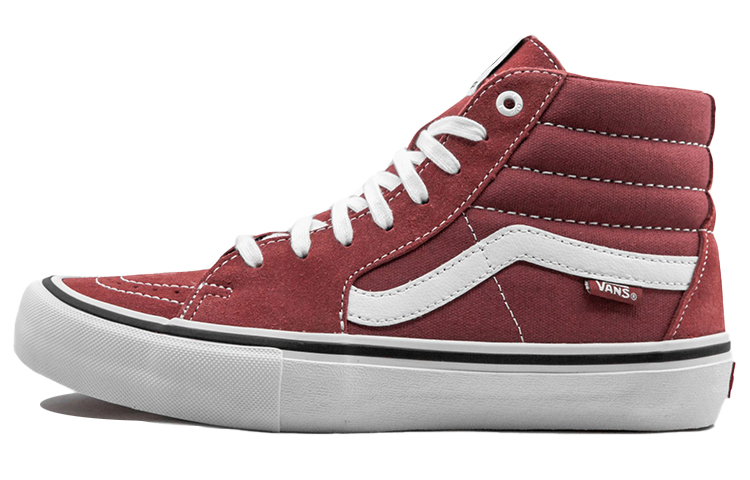 Buy Vans SK8-HI Pro ワインレッド/白 (Vans SK8-HI Pro Wainreddo/Shiro) VN0A45JDV0C