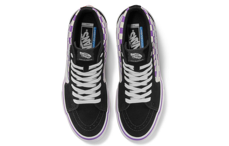 Shop Vans Sk8-Hi Pro 黑紫