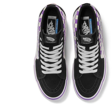 Vans Sk8-Hi Pro 黑紫 Shop Vans Sk8-Hi Pro 黑紫