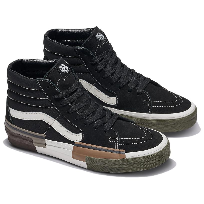 Details for Vans SK8 HI 舒適休閒簡約 防滑耐磨輕便 高筒 滑板鞋 男女同款 黑色