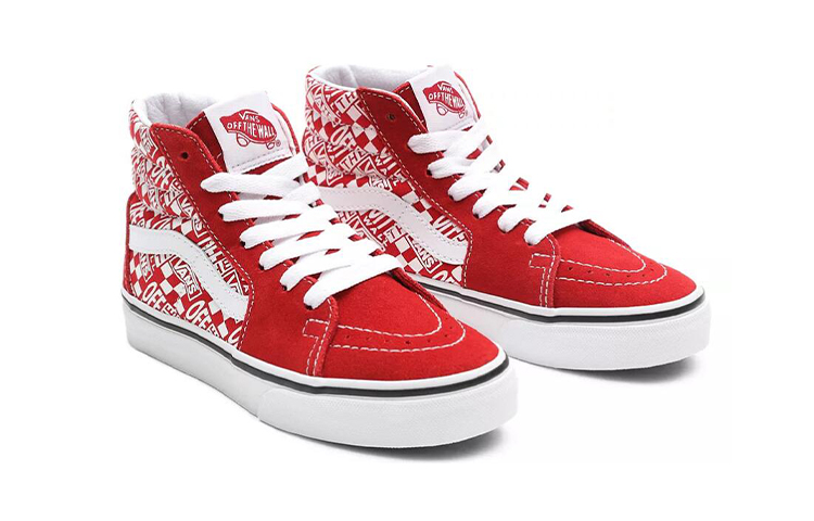 Lookbook ヴァンズ SK8-HI レッド VN0A4BUW3VB