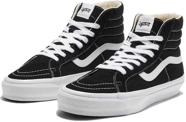 Vans Sk8-Hi Edisi Semula 38 'Hitam Putih' VN000CR0BA2 Lookbook Vans Sk8-Hi Edisi Semula 38 'Hitam Putih' VN000CR0BA2