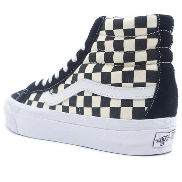 Shop Vans Sk8-Hi Reissue 38 ''棋盘格-黑色米白'' VN000CR02BO