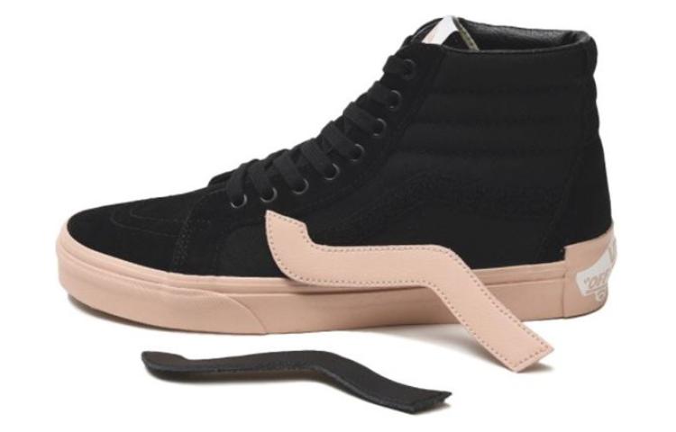 Lookbook 蘇五口 x Vans SK8 HI 豬年 魔術貼 高幫 板鞋 男女同款 黑粉