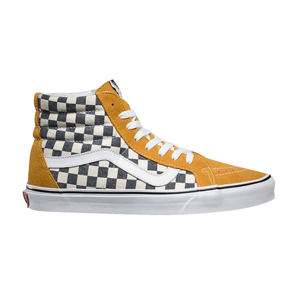 Vans Sk8-Hi Reissue 'Checkerboard - Spruce Yellow' VN0003CAICT