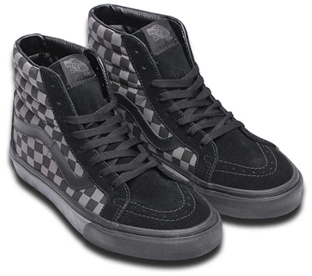 Vans Sk8-Hi Reissue 'Checkerboard Black Pewter' VN0A2XSBQX2 Shop Vans Sk8-Hi Reissue 'Checkerboard Black Pewter' VN0A2XSBQX2