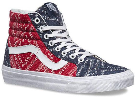 Vans Sk8-Hi 复古版 'Ditsy Bandana' 印花款 VN0004OKJUP Lookbook Vans Sk8-Hi 复古版 'Ditsy Bandana' 印花款 VN0004OKJUP