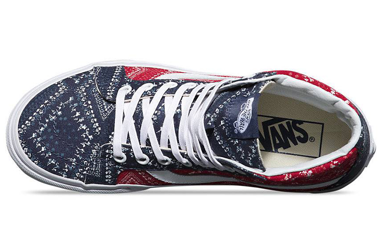 Shop Vans Sk8-Hi 复古版 'Ditsy Bandana' 印花款 VN0004OKJUP