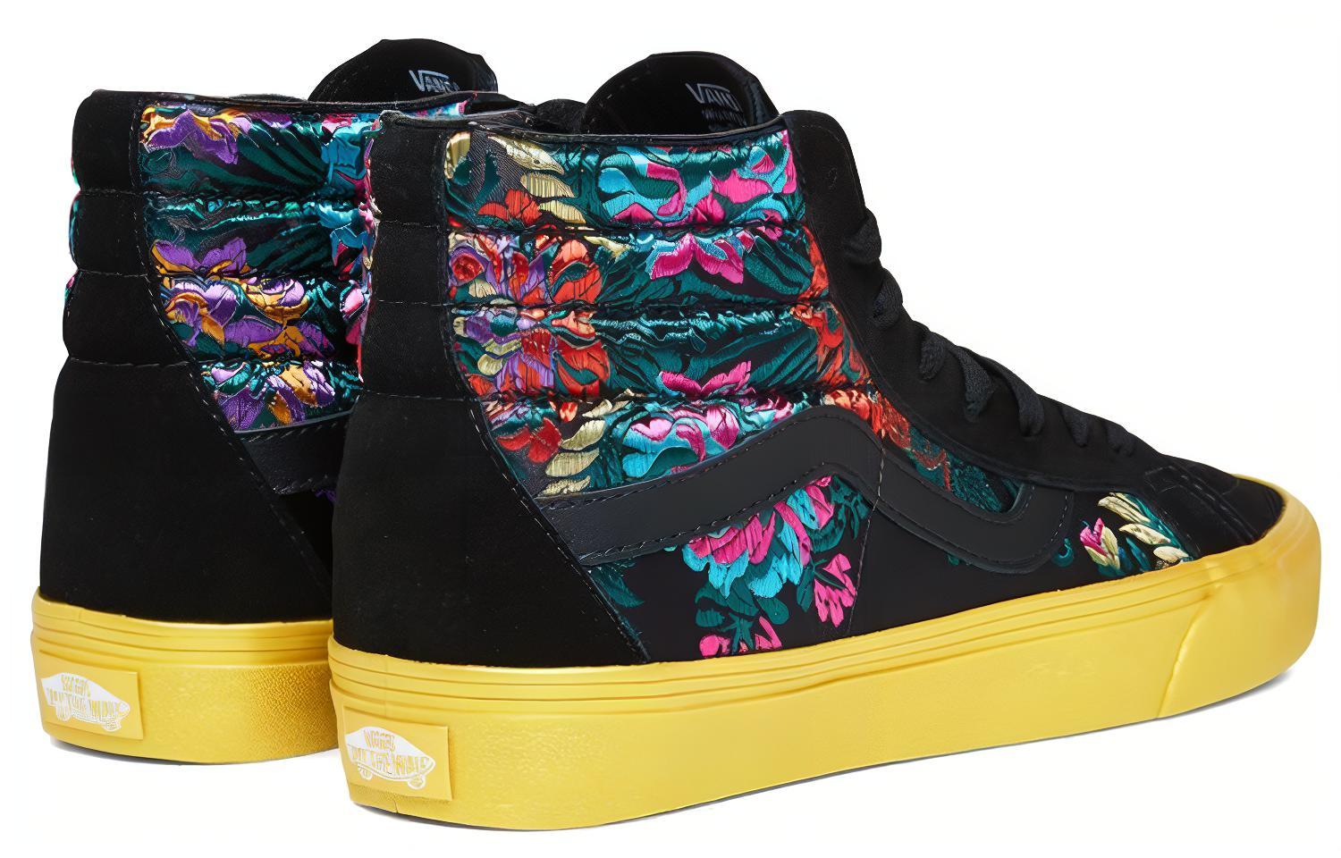 Shop 반스 스케이트-하이 리이슈 "페스티벌 새틴" VN0A2XSBUQJ1