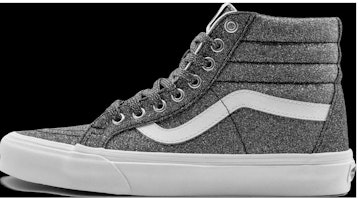 Vans Sk8-Hi Reissue 'Lurex Glitter Black' VN0A2XSBU3T Vans Sk8-Hi Reissue 'Lurex Glitter Black' VN0A2XSBU3T