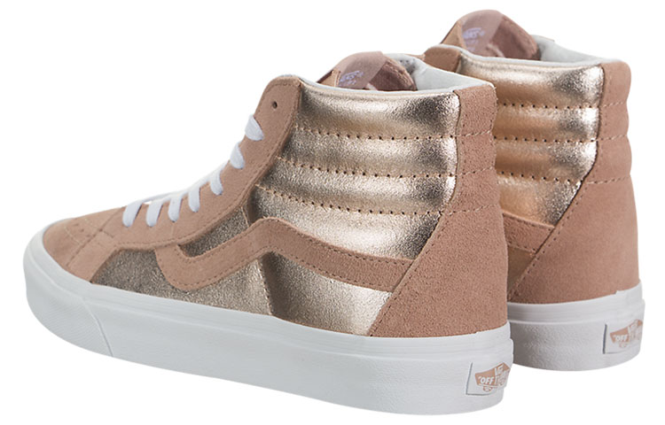 Lookbook ヴァンズ Sk8-Hi 復刻 メタリックベージュ VN0A2XSBQX0