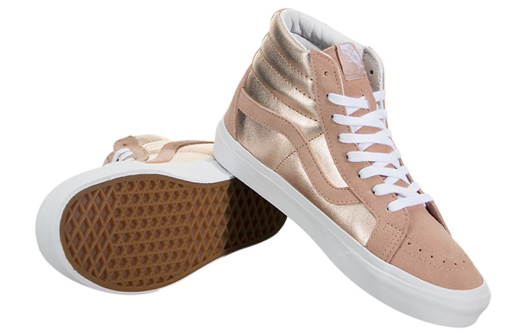 Shop ヴァンズ Sk8-Hi 復刻 メタリックベージュ VN0A2XSBQX0