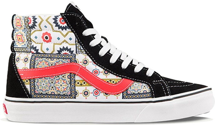 Vans Sk8-Hi Reissue 'Moroccan Tile Check - Orange' VN0A4BV8687 Order Vans Sk8-Hi Reissue 'Moroccan Tile Check - Orange' VN0A4BV8687