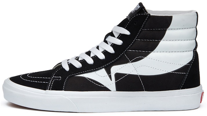 Vans Sk8-Hi Reissue 'Warp - Hitam Putih' VN0A4U3D21N Buy Vans Sk8-Hi Reissue 'Warp - Hitam Putih' VN0A4U3D21N