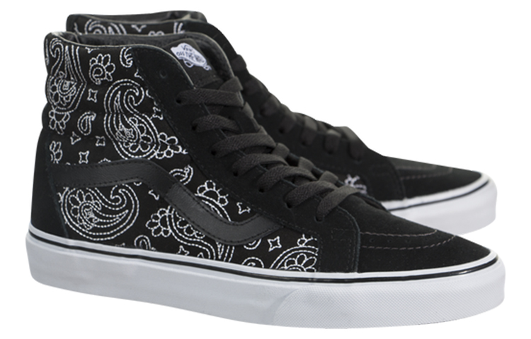 Order 반스 스케이트하이 페이즐리 스티치 블랙 (Vans Skate-Hi Paisley Stitch Black) VN0003CAI9P