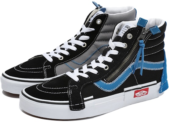Vans Sk8-Hi 重发 CA '黑色 Myconos 蓝' VN0A3WM15FC Lookbook Vans Sk8-Hi 重发 CA '黑色 Myconos 蓝' VN0A3WM15FC