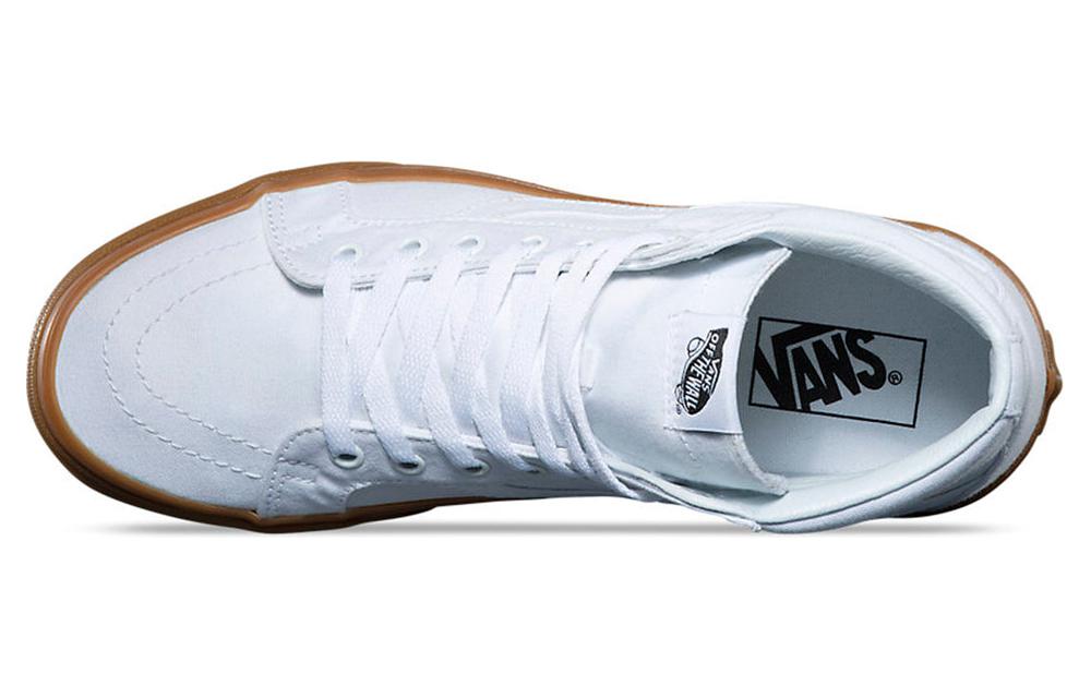 Shop Vans SK8-HI復刻キャンバス (ガム/トゥルーホワイト) VN0A2XSBL0G