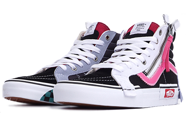 Order Vans Sk8-Hi Reissue CAP 'Negro Azalea Rosa' VN0A3WM1XKS