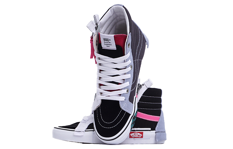 Shop Vans Sk8-Hi Reissue CAP 'Negro Azalea Rosa' VN0A3WM1XKS
