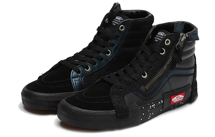 Order 반스 스케이트-하이 리이슈 캡 '글리터 믹스 - 블랙' VN0A3WM1TUS VN0A3WM1TUS