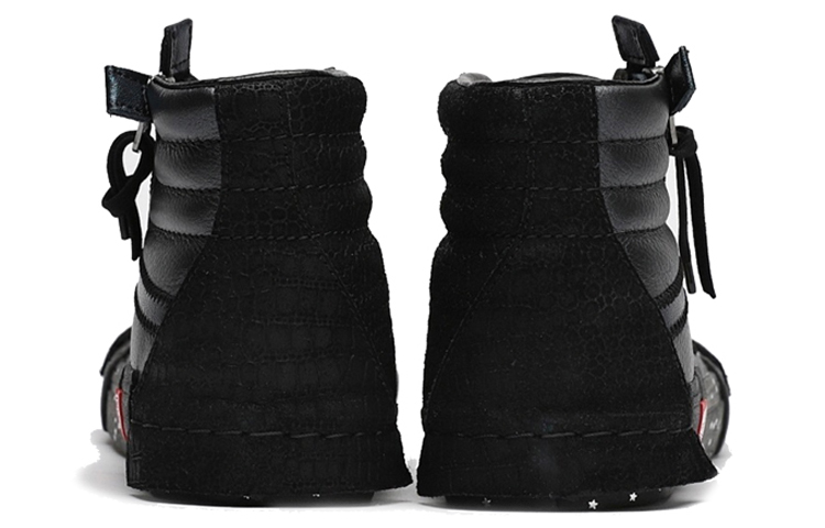 Shop 반스 스케이트-하이 리이슈 캡 '글리터 믹스 - 블랙' VN0A3WM1TUS VN0A3WM1TUS