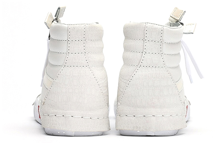 Lookbook Vans スケハイ リイシュー CAP グリッターMIX 白 (Vans Sukehai Riishū CAP Gurittā MIX Shiro) VN0A3WM1TUT