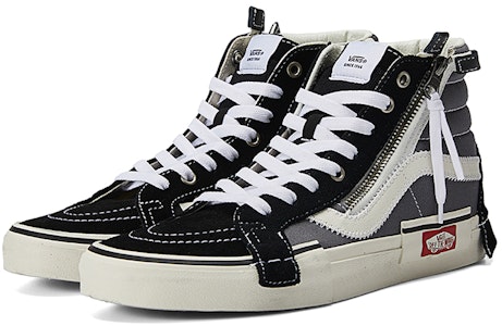 ヴァンズ Sk8-Hi 復刻 キャップ グレー/ブラック VN0A3WM1603 Lookbook ヴァンズ Sk8-Hi 復刻 キャップ グレー/ブラック VN0A3WM1603