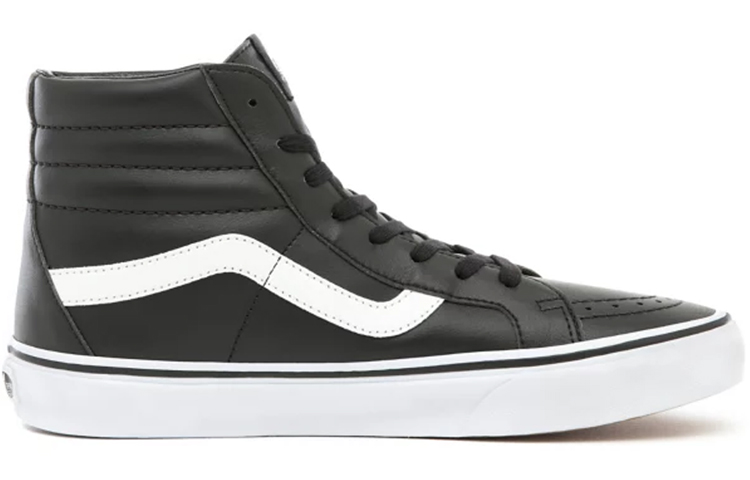 Order Vans Sk8-Hi Reissue Kulit Tumble Klasik 'Hitam' VN0A2XSBNQR