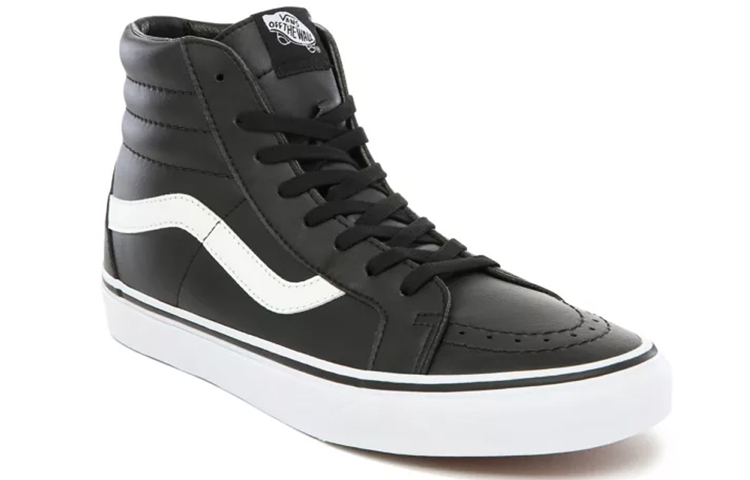 Lookbook Vans Sk8-Hi Reissue Kulit Tumble Klasik 'Hitam' VN0A2XSBNQR