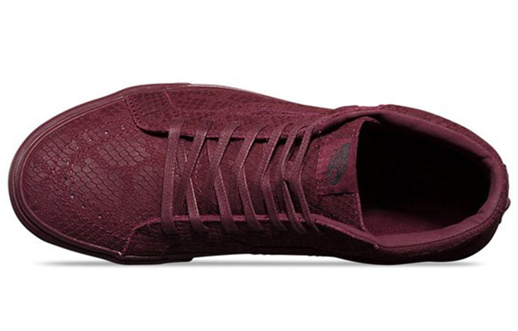 Shop Vans SK8-HI Reissue DX Motif Ular Merah VN0A2Z5ZJZ2