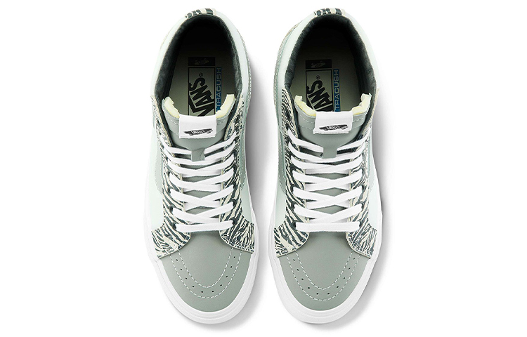 Shop Vans Sk8-Hi Reissue EF VLT LX 动物印花 - 细雨 VN0A5HUX9MW