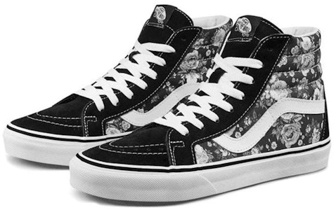 Vans SK8-HI Reissue 高帮玫瑰黑白男女款 '黑白' VN0A4BV8TY9 Lookbook Vans SK8-HI Reissue 高帮玫瑰黑白男女款 '黑白' VN0A4BV8TY9