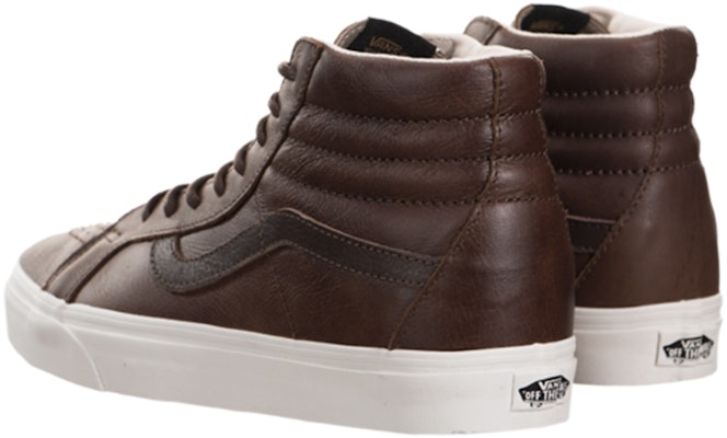 Vans Sk8-Hi 复刻版 皮革 '棕色' VN0A2XSBLYW Shop Vans Sk8-Hi 复刻版 皮革 '棕色' VN0A2XSBLYW