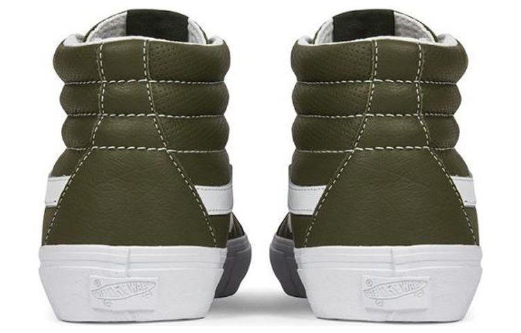 Shop Vans Sk8-Hi Reissue Kulit 'Muschio' VN0A3MV7R3R
