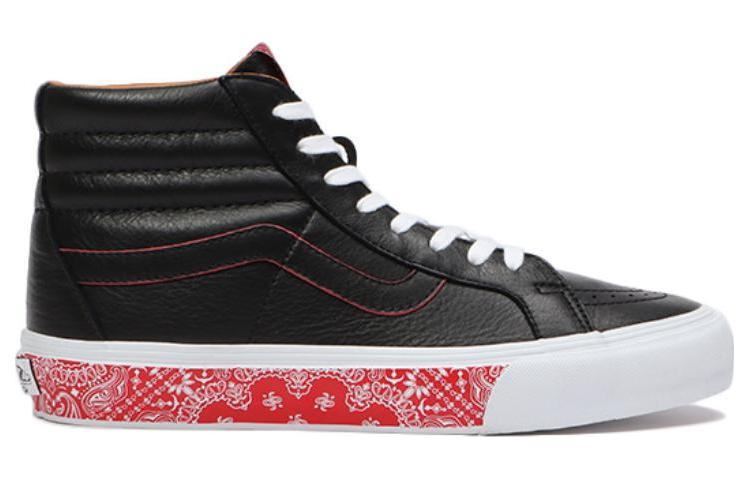 Order Vans Sk8-Hi Reissue LX 'Bandana - Hitam Merah Balap' VN0A4BVHIZQ