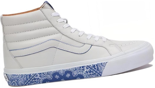 Vans Sk8-Hi Reissue LX '白色真蓝配饰' VN0A4BVH7WM Order Vans Sk8-Hi Reissue LX '白色真蓝配饰' VN0A4BVH7WM