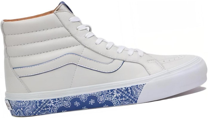 バンズ Sk8-Hi LX バンダナ (白/青) VN0A4BVH7WM Order バンズ Sk8-Hi LX バンダナ (白/青) VN0A4BVH7WM