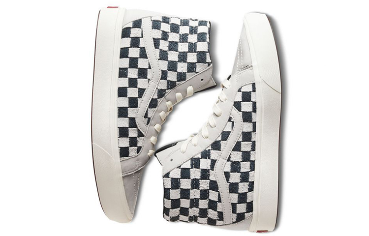 Shop Vans SK8-Hi Reissue LX Comfycush 'Suede Berbulu - Checkerboard' VN0A45JZVNY