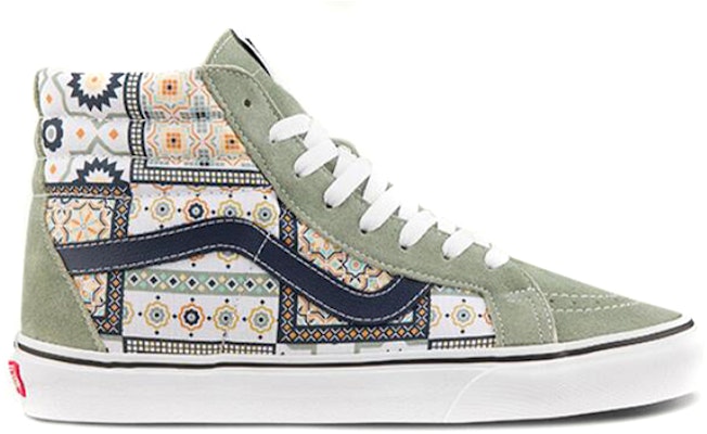 Vans Sk8-Hi 重发 摩洛哥瓷砖 '深卡其' VN0A4BV8688 Order Vans Sk8-Hi 重发 摩洛哥瓷砖 '深卡其' VN0A4BV8688