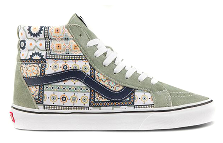 Order ヴァンズ Sk8-Hi モロッカンタイル ダークカーキ VN0A4BV8688