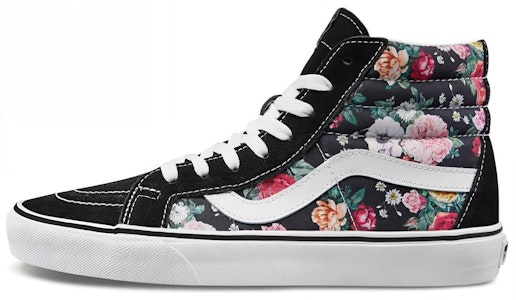 Vans SK8-HI 复古多彩图案花卉‘黑色’ VN0A4BV8TY8 Buy Vans SK8-HI 复古多彩图案花卉‘黑色’ VN0A4BV8TY8
